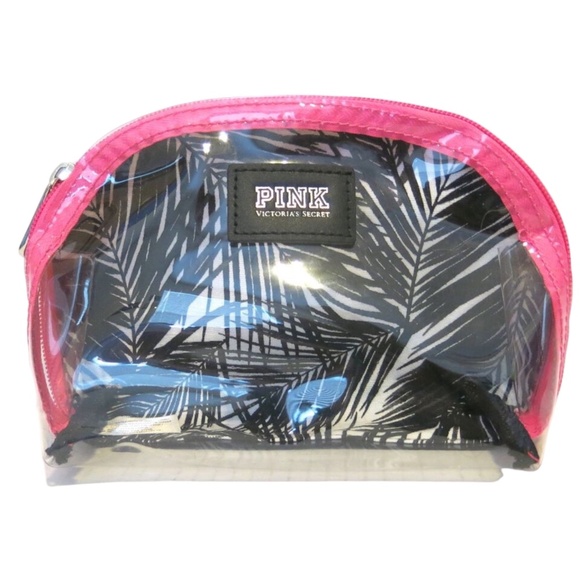 PINK Victoria's Secret Handbags - Victoria's Secret PINK BEAUTY PINK Nation Spring Break Cosmetic Makeup Bag